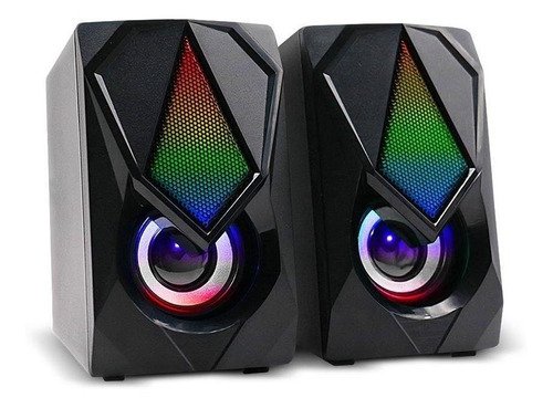 Caixa De Som Pc Gamer Rgb Potência 12w Original Multilaser