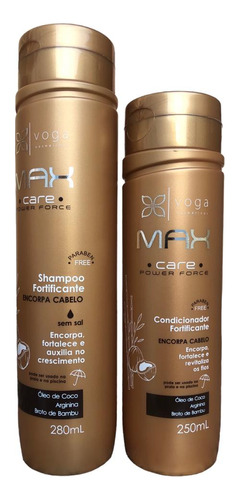 Kit Shampoo Cond. Fortalecimento Max Care Power Force Voga