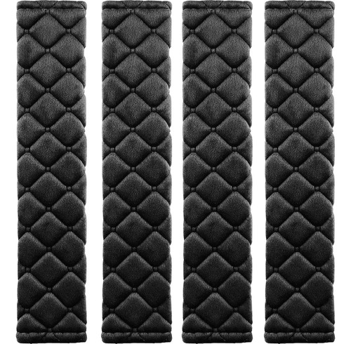 4 Pcs Almohadillas Para Cinturón De Seguridad De Automóvil