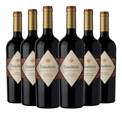 6 Vinos Terramater Vineyard Reserva Ensamblaje (cs/ Ca)