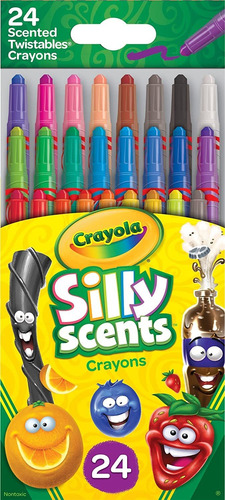 Crayones Crayola Silly Scents Twistables, Ceras Aromáticas D