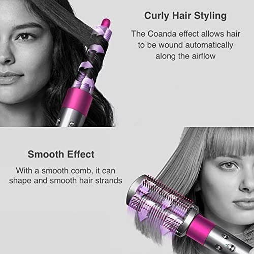 Secador De Pelo 5 En 1 Styler Y Cepillo De Aire Caliente, Ne