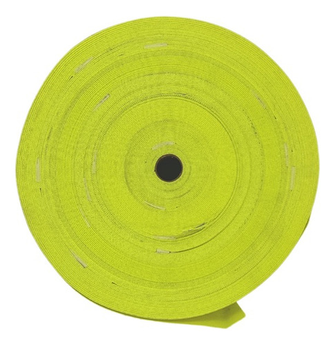 Rollo 50m Elastico Crochet Amarillo Neon 101mm