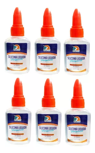 24 Silicona Liquida Transparente 30ml Ezco Pegamento Escolar