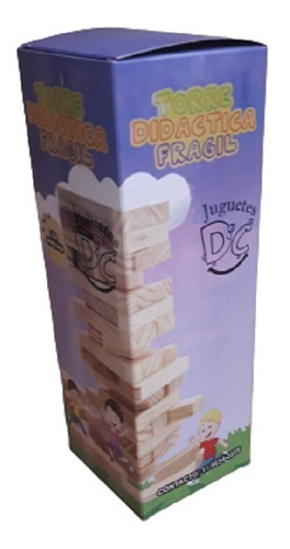 Juego Didactico Torre Infantil Yenga Madera Jenga Bolsa