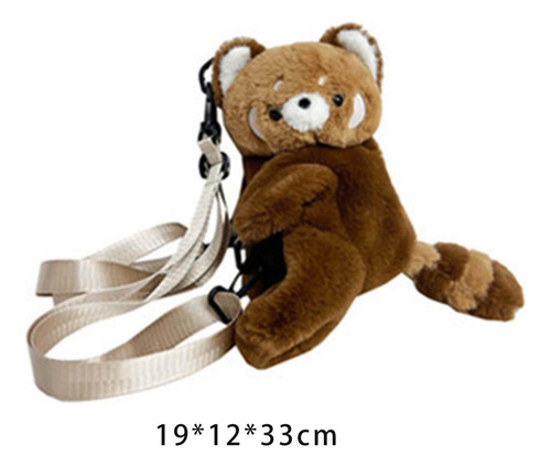 4 Mochila De Felpa Panda, Bolso De Hombro Informal De Regalo