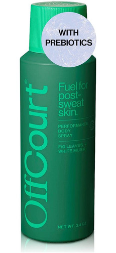 Offcourt Spray Corporal Natural Para Hombres Con Prebiótic.