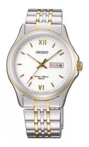 Reloj Orient Hombre Calendario 50 Mts Fug11009w9 Chiarezza