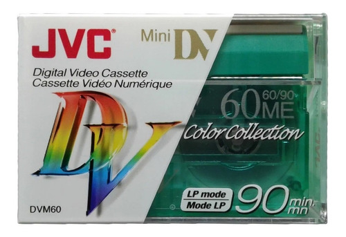 Fita De Vídeo Cassete Mini Dv Jvc M-dv60 60 Minutos Lacrada