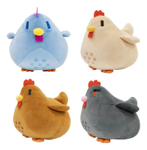 Peluche De Pollo Stardew Valley, 4 Piezas Color Big Cock