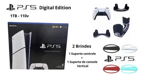 Playstation5 Ps5 Digital 1tb 110v Novo Original Nf + Brinde