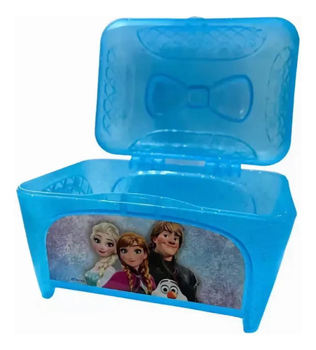 Porta Joias Infantil Brinquedo Frozen Com Adesivos