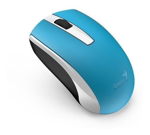 Imagen 1 de 3 de Mouse inalámbrico recargable Genius  ECO-8100 azul
