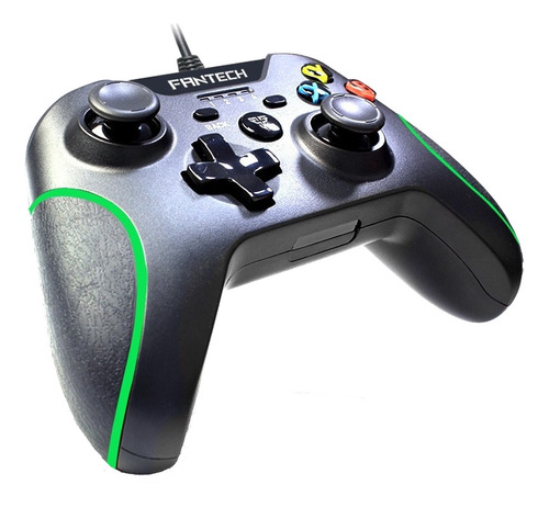 Control joystick Fantech Shooter GP11 negro y verde
