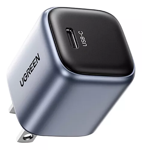UGREEN 30W Mini Cargador USB C, GAN PD Cargador Rápido Portatil Compat