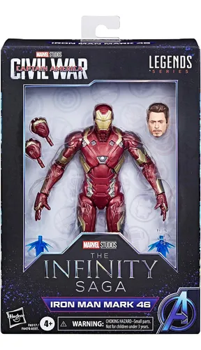 Figura Iron Man Mark 46 Civil War Infinity Sa Marvel Legends