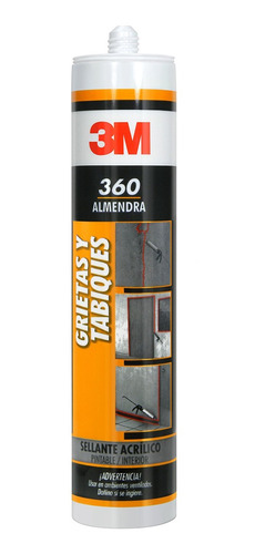 Sellador Acrilico Blanco Grietas Y Tabiques 3m