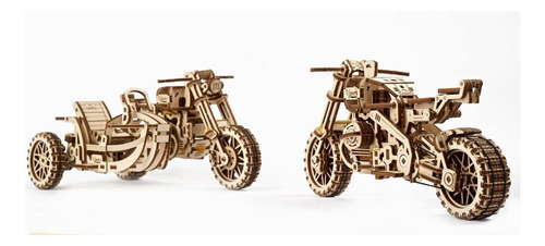 Rompecabezas 3d De Motocicleta Con Sidecar Ugr10 Kits ...
