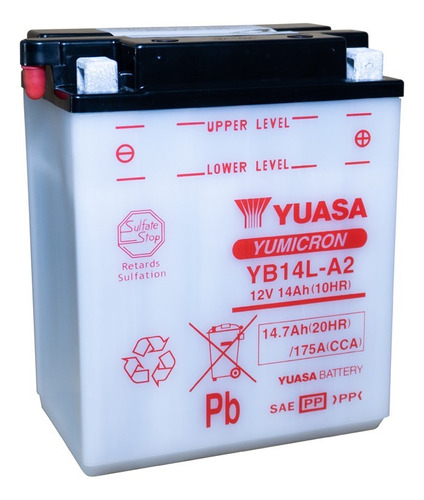 Bateria Yb14l-a2 / Yb14l-b2 / Btx14ah 12v 14ah