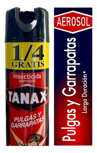 Tanax Insecticida Aerosol 220cc Pulgas Y Garrapatas