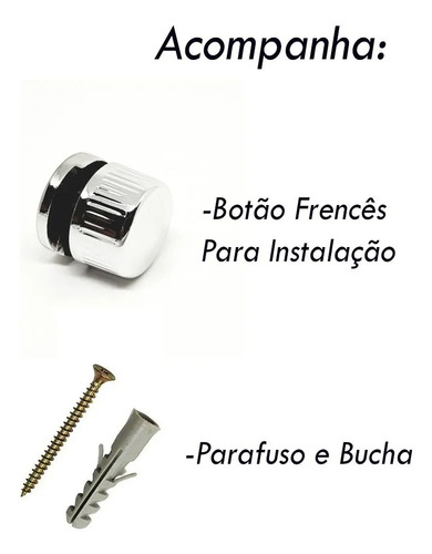 Espelho Grande Lapidado 100 X 80cmcom Botão Francês