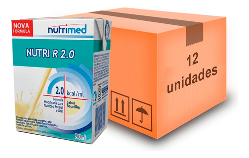Nutri R 200ml - Kit Com 12 Unidades - Nutrimed 