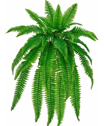 2 Samambaia Artificial 95 Cm Plantas/parede Folhagem 0395