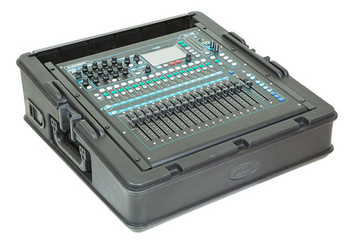 Skb Cases 1skb-r100 Roto-moldeado 10u Top Mixer Rack, Rieles