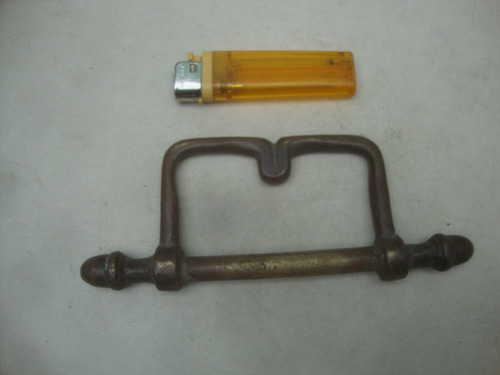 Antiguo Adorno De Bronce 16,2 X 6,5 X 1,7 Espesor - 230 Grs. (Usado)