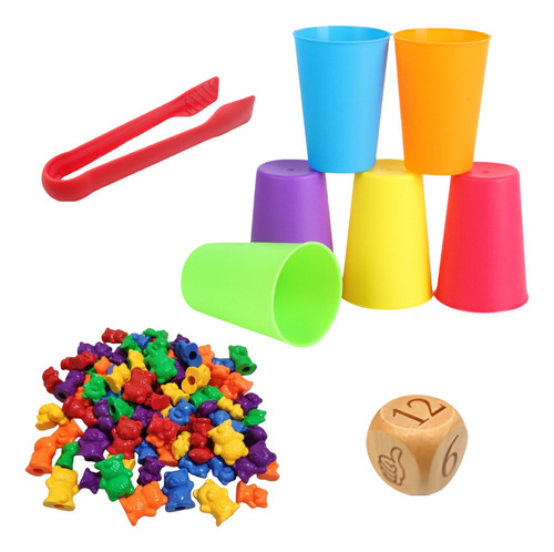 - Juguetes Educativos Que Combinan Vasos De Colores
