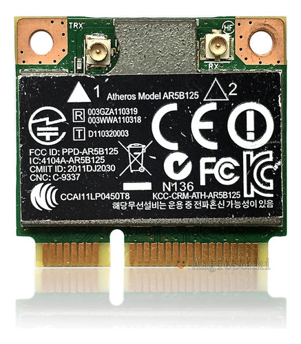 Mini Pci Wifi Notebook Hp 14-d 14-b 14-b064br Ar5b125 Nfe