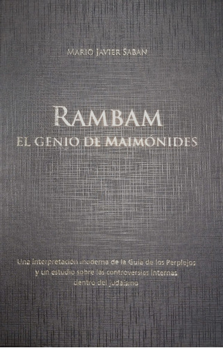 Libro Rambam El Genio De Maimonides Tapa Dura