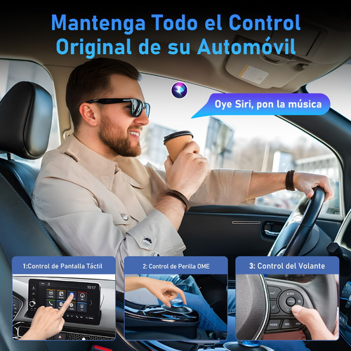 Carplay Inalambrico Adaptador 2 En 1 Carplay Y Android Auto