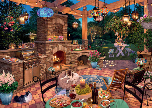 Rompecabezas Ravensburger My Haven No.10 La Cocina Del Jardí