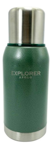 Termo Pico Cebador 750ml Explorer Apolo Acero Sin Bpa Verde