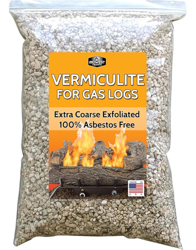 Granos De Vermiculita Registros De Gas, Bolsa De 12 Oz