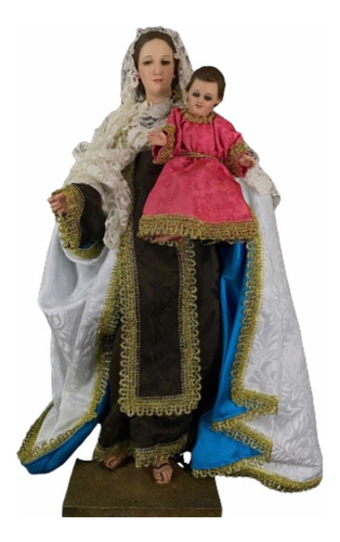 Figura De Nuestra Señora Del Carmen 62cm