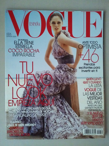 Revista Vogue España Spain Enero 2009.