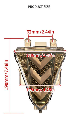 Para Yamaha Yzf R15 14-16 Lanternas Traseiras