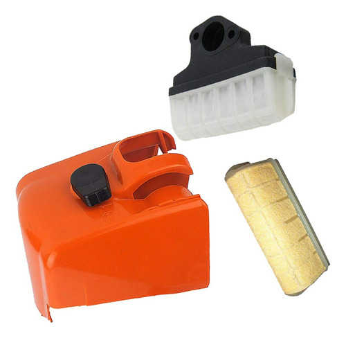 A Filtro De Ar Com Tampa Para 021 023 Ms210 Ms230 Ms250 #