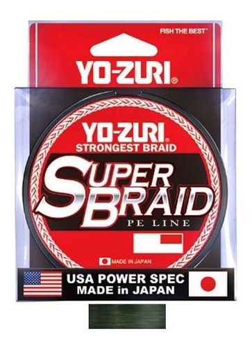 Línea Pesca Trenzada Yo-zuri Superbraid  X 300yd