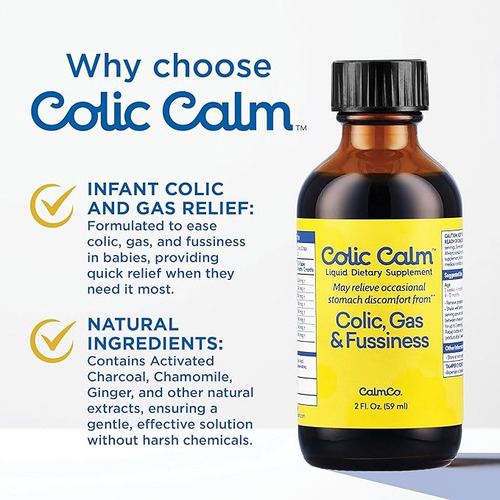 Colic Calm Tradicional Homeopático Para Cólicas De Bebê 59ml