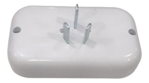 Imagen 2 de 4 de Ficha Toma Adaptador Doble Con Ficha Neutro 10a