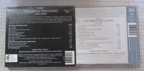 Imagen 3 de 7 de Vaughan Williams - Piano Concerto. Ashley Wass. James Judd