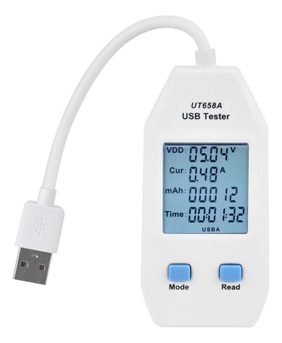 Uni-t Lcd Usb Tester Detector Voltímetro Amperímetro Digital