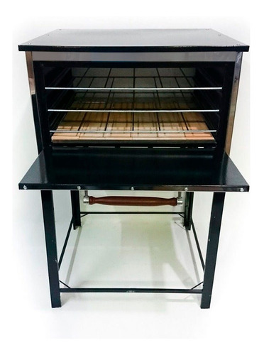 Imagen 3 de 4 de Horno Pizzero 12 Moldes Acero Inox Premium