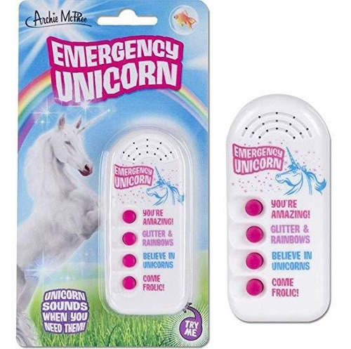 Archie Mcphee Emergencia Unicornio Electrónico Noisemaker