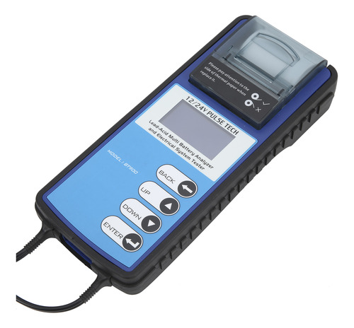 Batería De Coche Agm Tester 12v/24v Bt900 Lcd Con Carga Digi