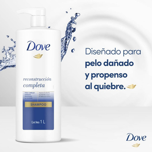 Shampoo Americano Importado Dove Reconstrucción Completa 1 L