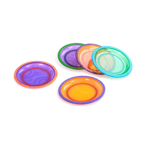 Imagen 6 de 7 de Platos Antideslizantes De Colores Para Bebé -baby Innovation Color Multicuolor